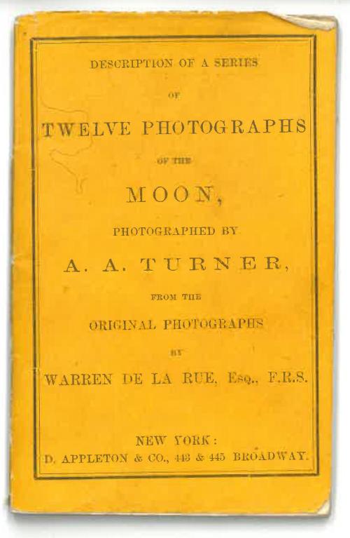 Booklet from A Series of Twelve Photographs of the Moon