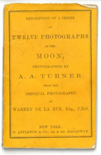 Booklet from A Series of Twelve Photographs of the Moon