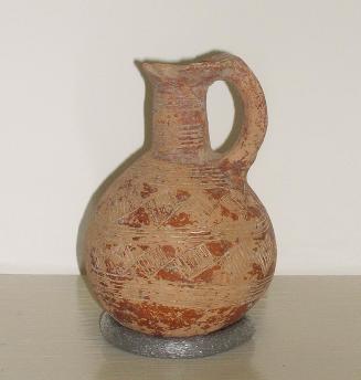Red Polished Ware Jug with Incised Decoration