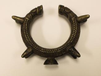 Bronze Bracelet, Abstract Horse Form