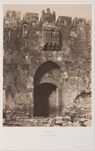 Jérusalem, Porte Saint Étienne, Vue extérieure
