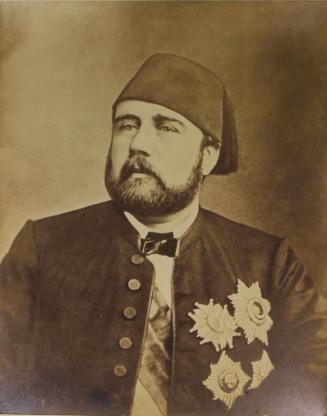Portrait of the Khedive Isma’il Pasha of Egypt from an album entitled Egypt, Turkey, Greece