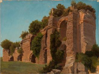 Remains of the Claudian Aqueduct (Aqua Claudia) in the Roman Campagna