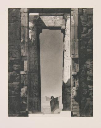 Isadora Duncan at the Portal of the Parthenon, Athens