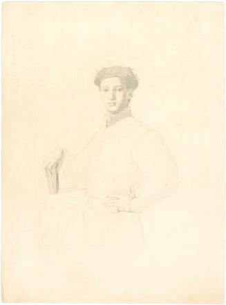 Engraver’s drawing after a painting by Bronzino