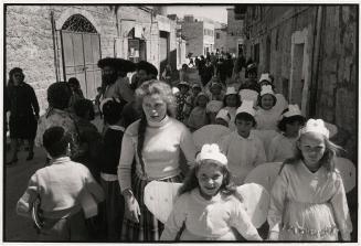 Girls in the street, dressed for Purim, Jerusalem, Israel