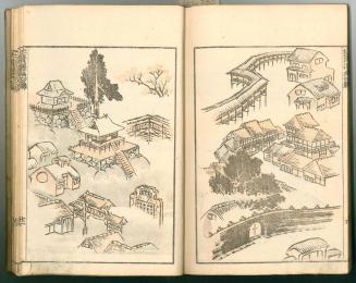 (Denshin kaishu) Hokusai manga [(Transmitting the Spirit, Revealing the Form of Things) Hokusai Sketchbook], Vol. 4