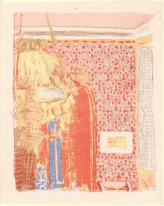 Interior with Rose Tapestry No. 2 from the portfolio Paysages et interieurs [Landscapes and Interiors]