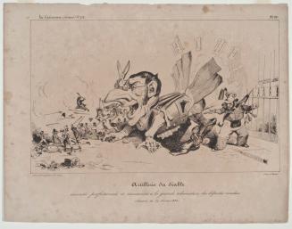 From La Caricature "Artillerie du diable"