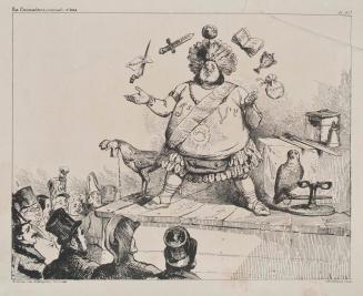 From La Caricature. Untitled cartoon criticizing King Louis-Phillippe.